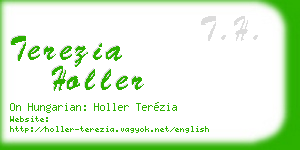 terezia holler business card